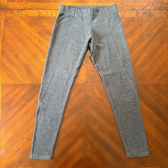 good hYOUman Pants - Good hYOUman Heathered Gray Seamed Leggings Medium Stretch Tights